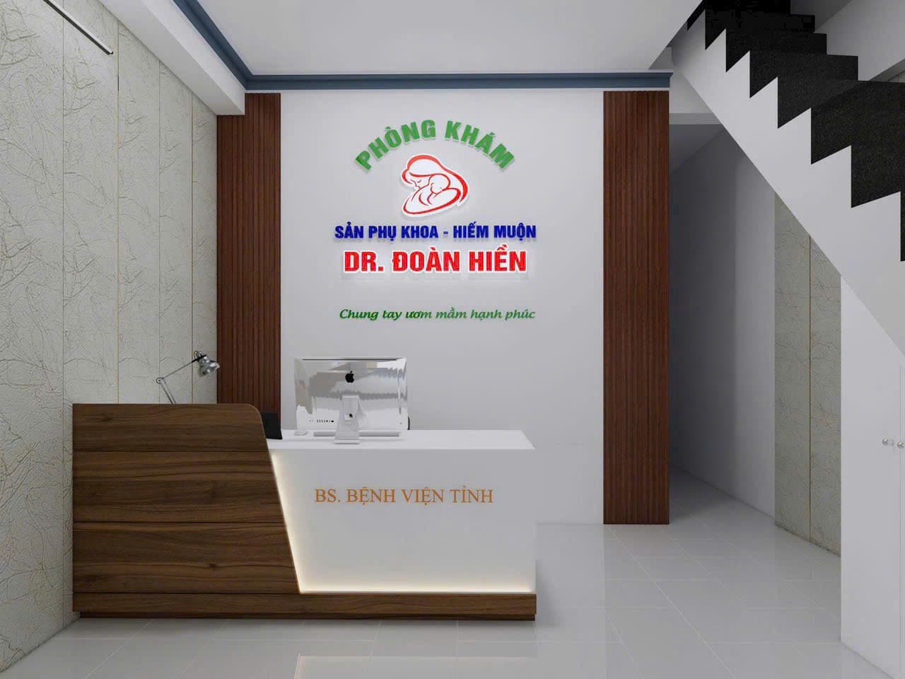 Khu vực phòng khám khang trang sạch sẽ